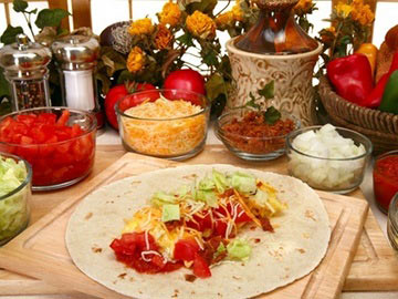 Breakfast Burrito with Salsa - Dietitian's Choice Recipe