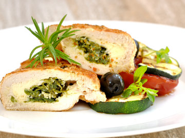 Chicken Stuffed with Ricotta and Spinach - Gluten Free